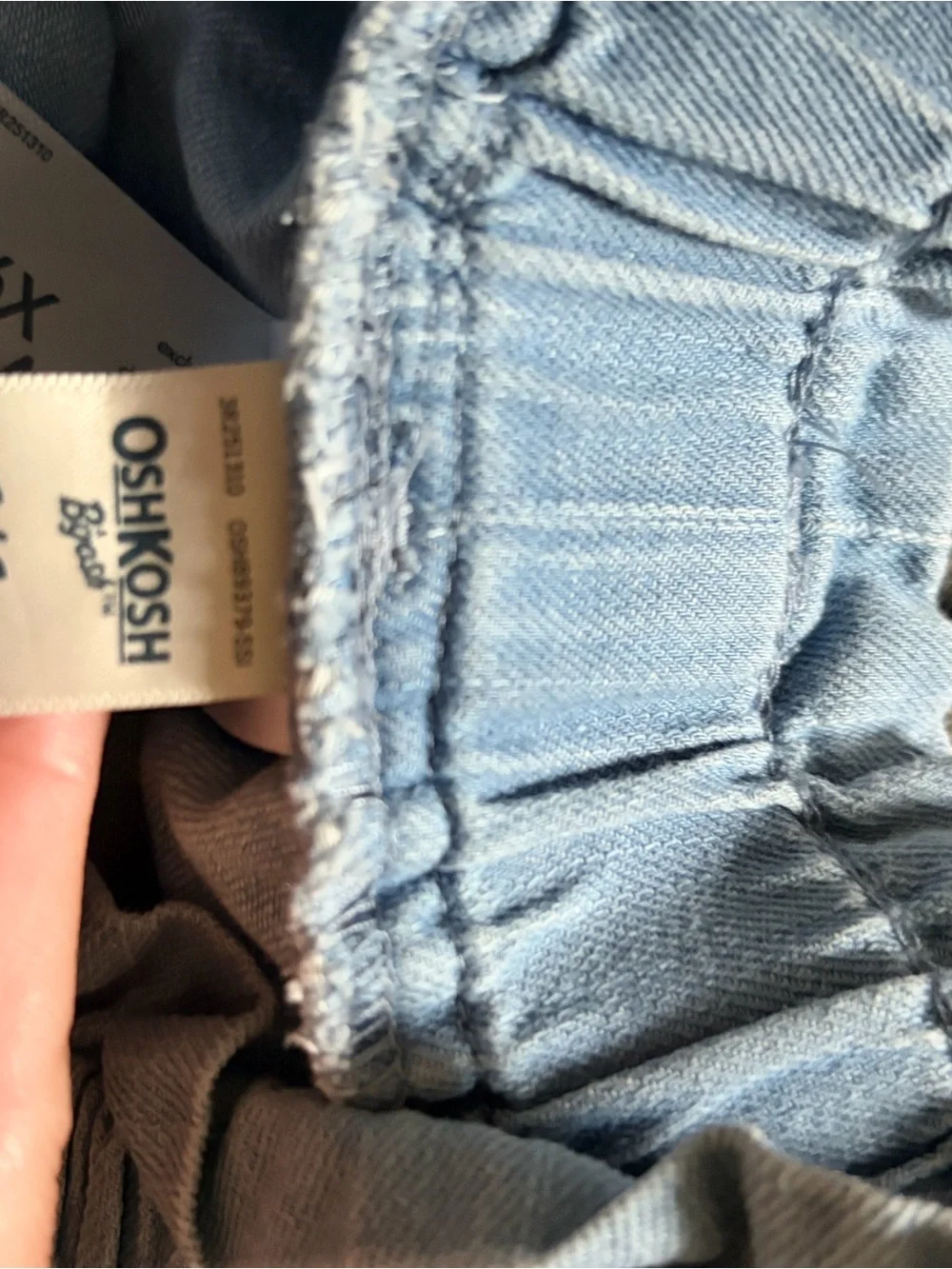 Light Blue Kids Button-Front Casual Skirt